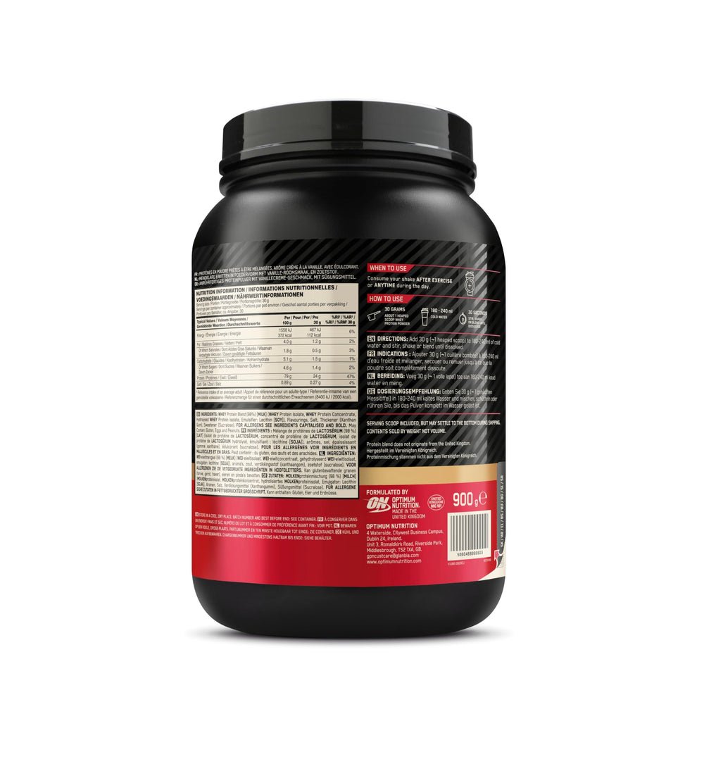 Optimum Nutrition Gold Standard Whey — French Vanilla