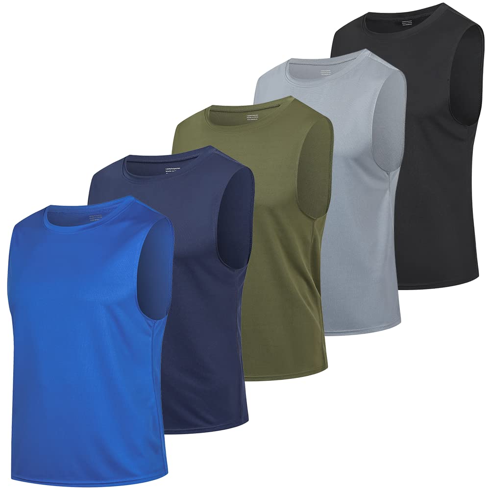 HUAKANG Men's Sleeveless Training Vest