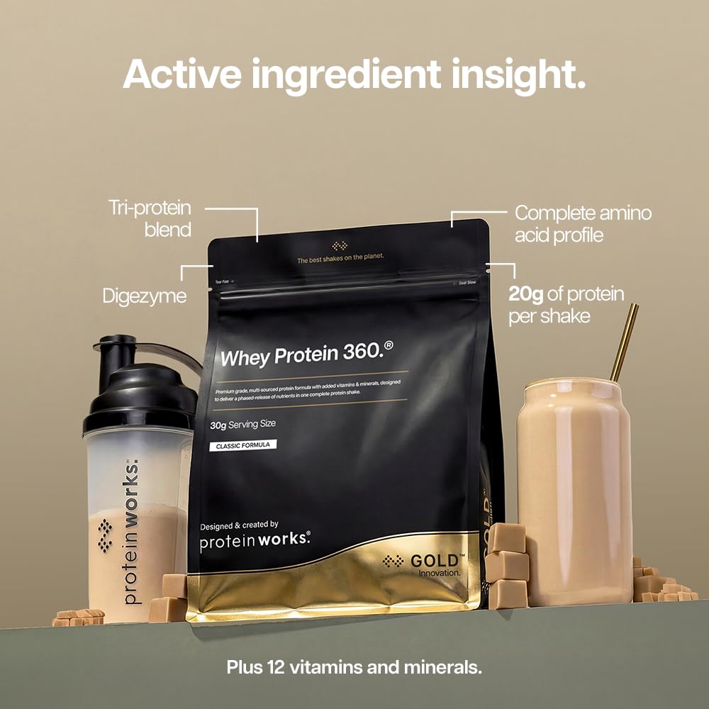 Protein Works Whey Protein 360 Gold — Chocolate Silk, 1.2kg