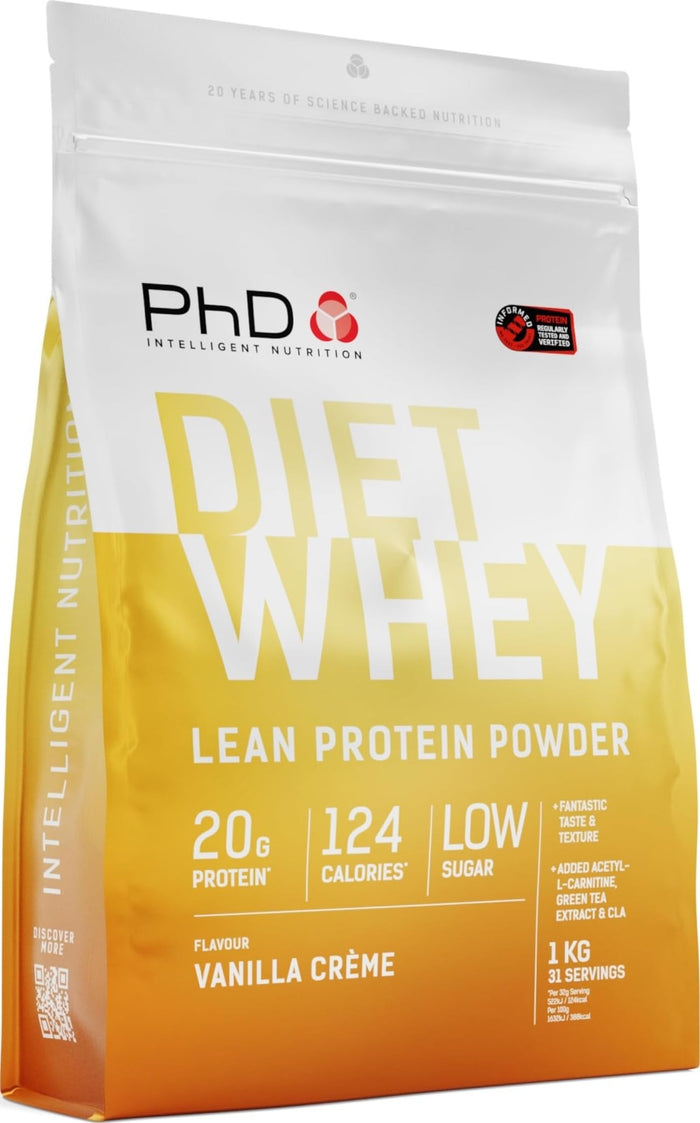 PhD Diet Whey — Vanilla Crème, 1kg