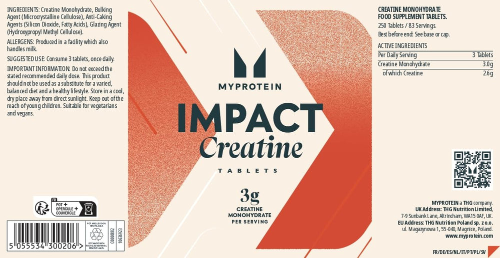 Myprotein Creatine — 250 Tablets