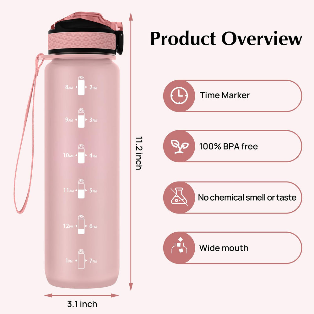EYQ 1L Sports Water Bottle