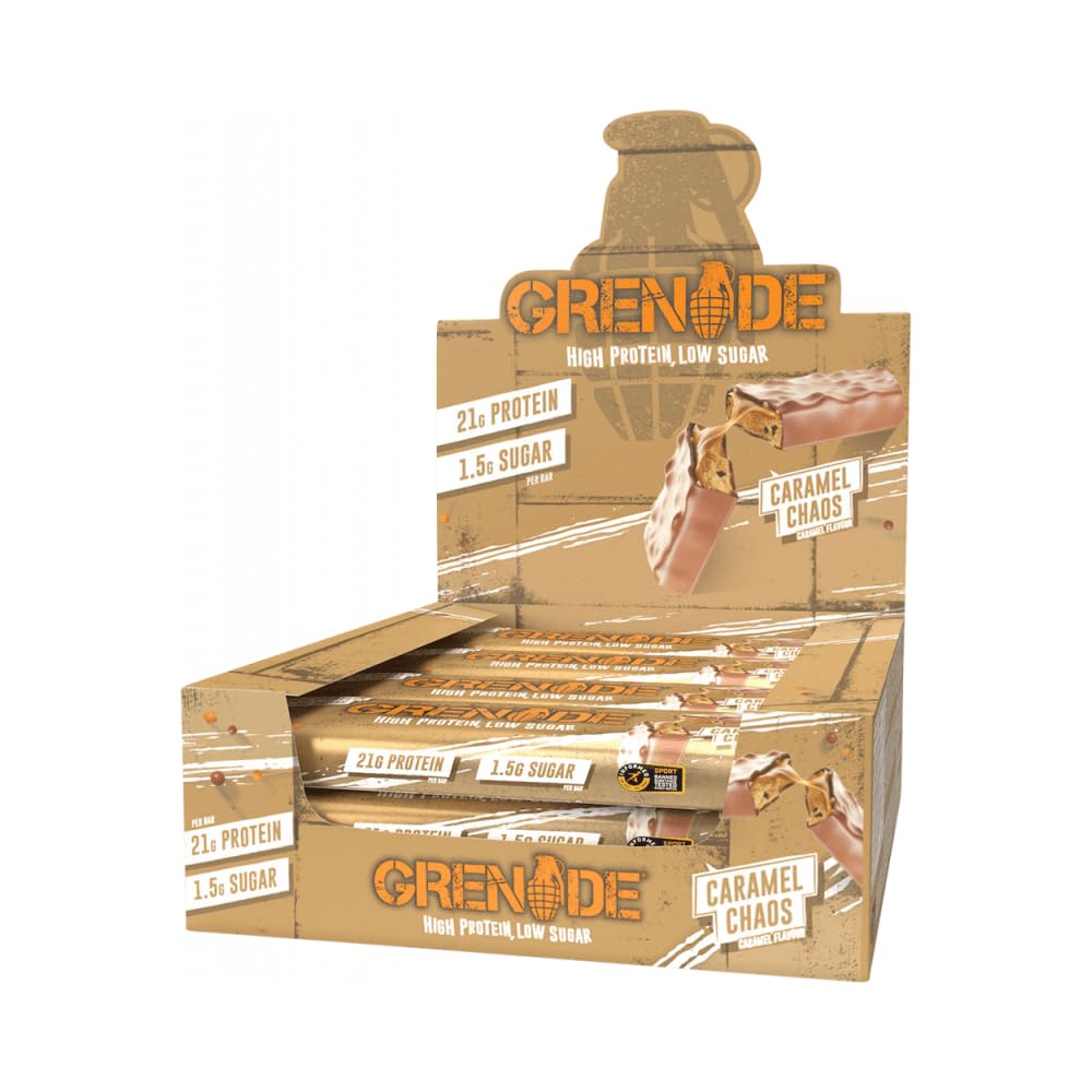 Grenade Carb Killa Protein Bars — Caramel Chaos, 12 × 60g