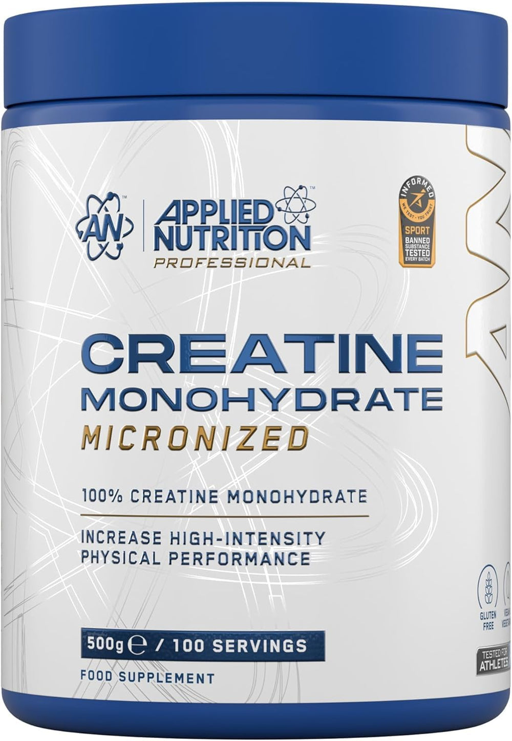 Applied Nutrition Creatine Monohydrate — Unflavoured, 500g