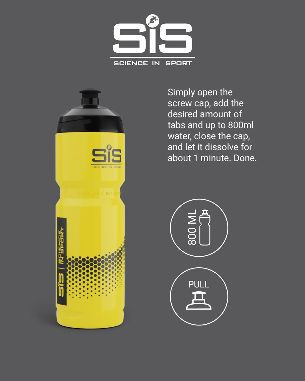 Science in Sport Clear Sports Bottle 800ml