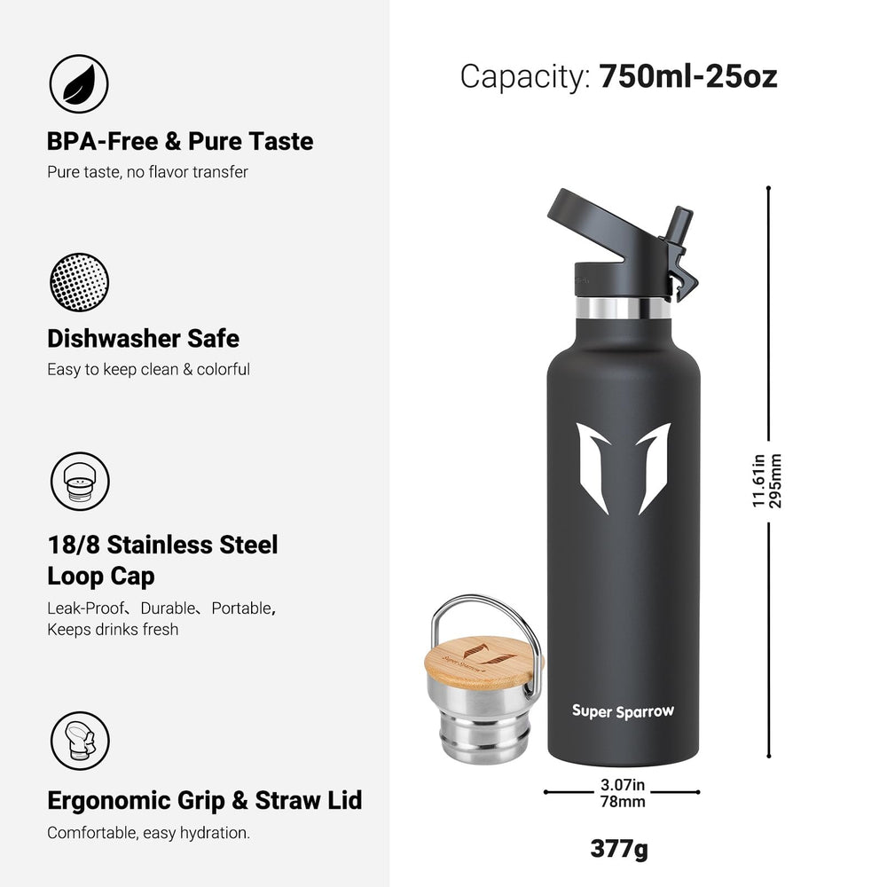 Super Sparrow Insulated Sports Bottle 750ml
