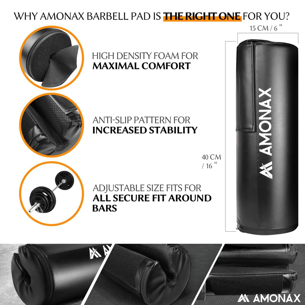 Amonax Hip Thrust Barbell Pad