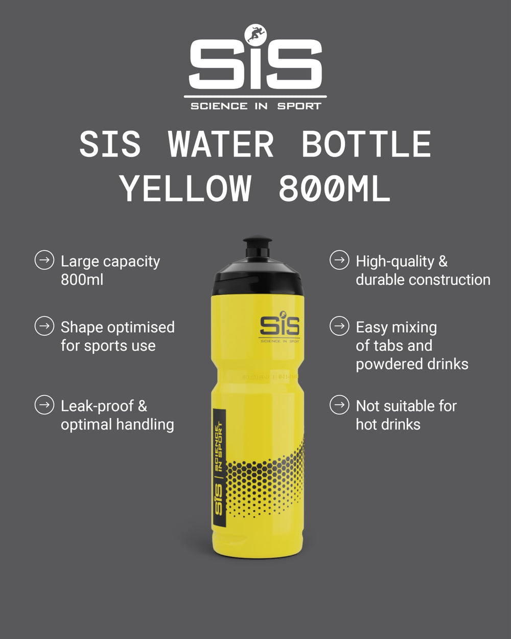 Science in Sport Clear Sports Bottle 800ml