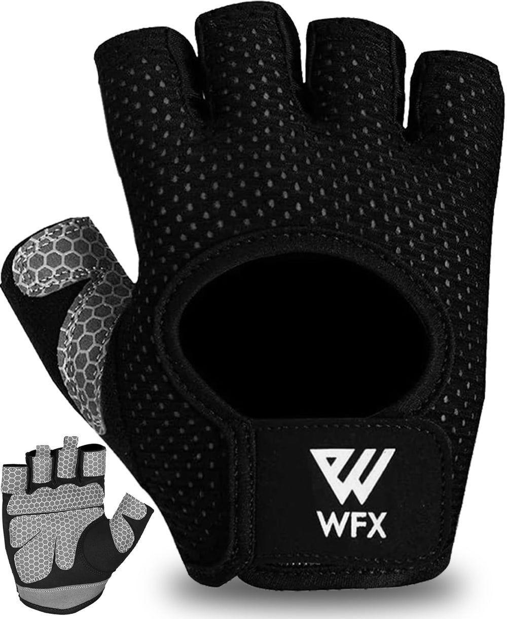WESTWOOD FOX Training Gloves — Black, Medium (without wrist wrap)