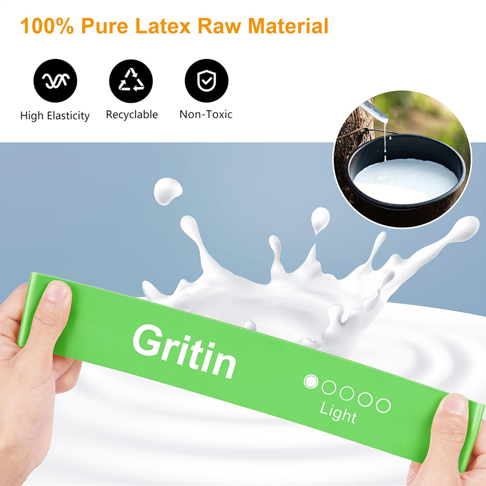 Gritin Resistance Bands — 5 Level Set