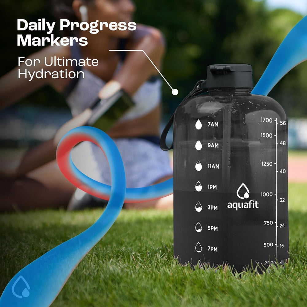 AQUAFIT Large 2L Gym Water Bottle