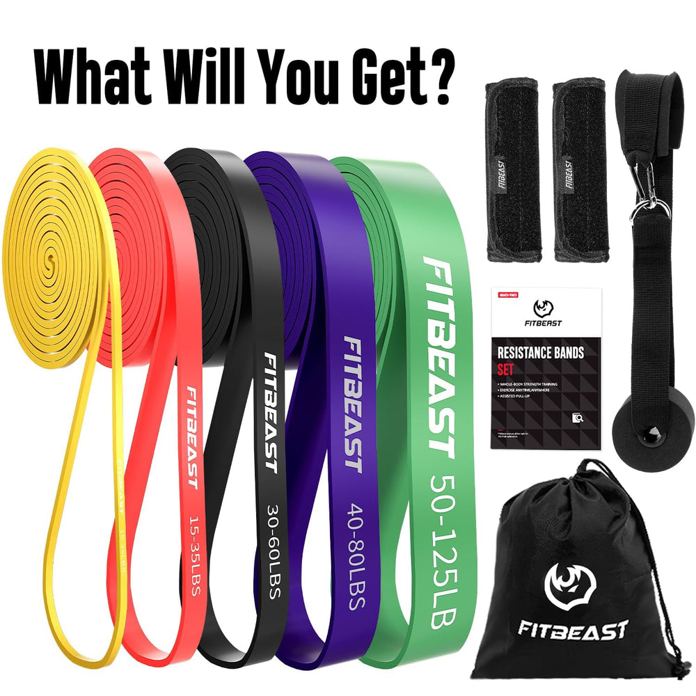 FitBeast Pull-Up Resistance Band Set