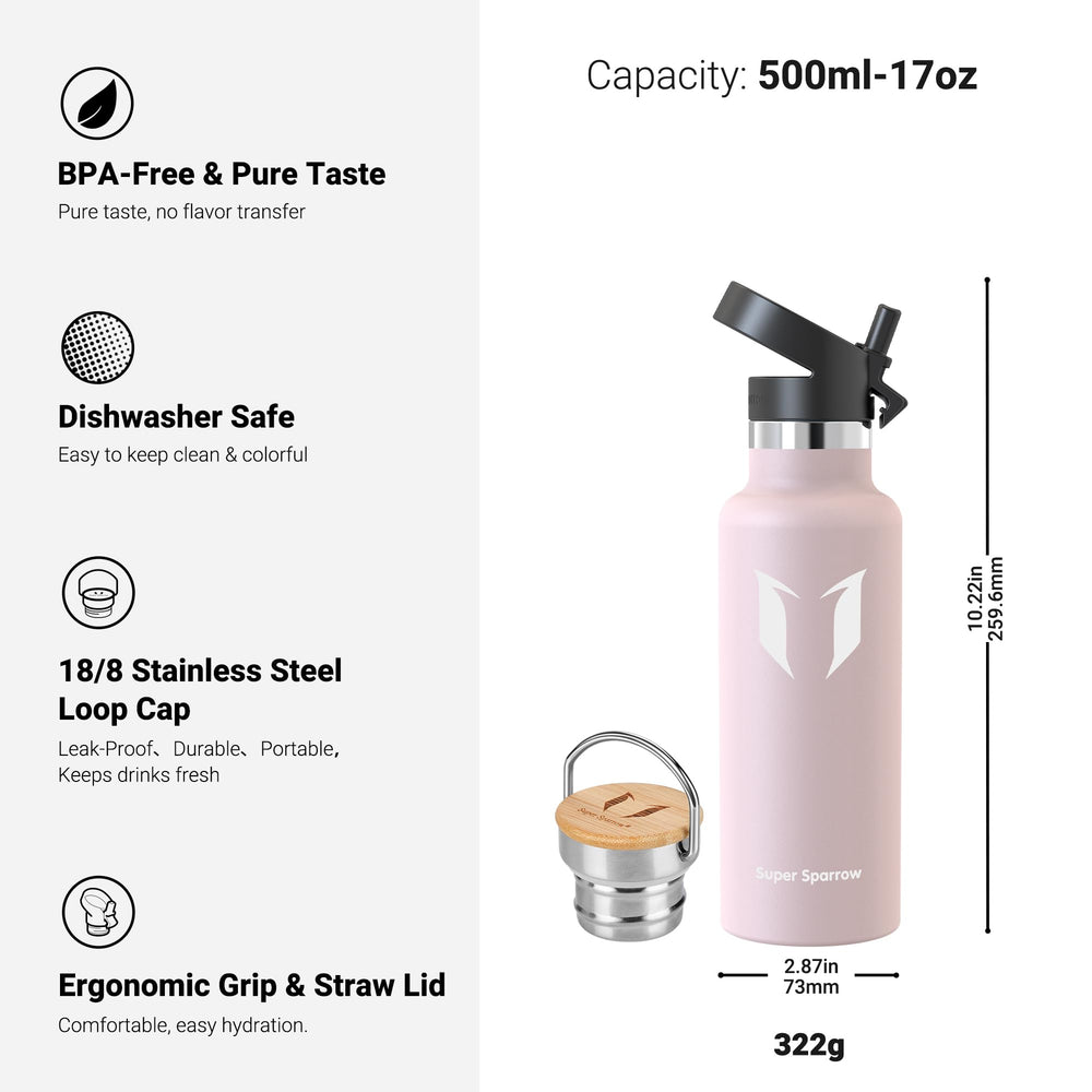 Super Sparrow Insulated Sports Bottle 500ml