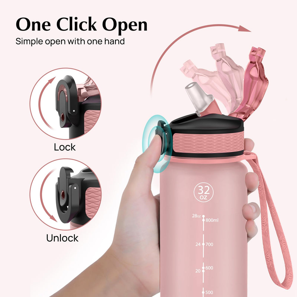 EYQ 1L Sports Water Bottle