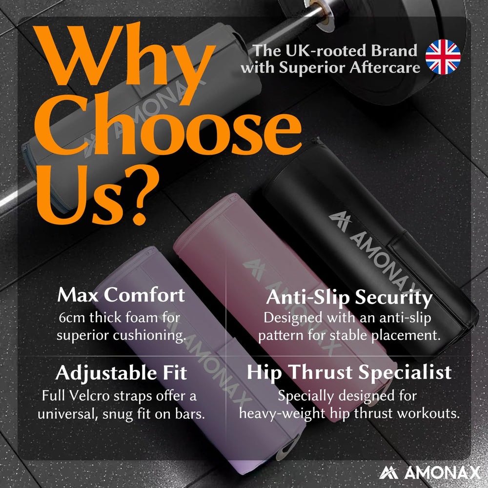 Amonax Hip Thrust Barbell Pad