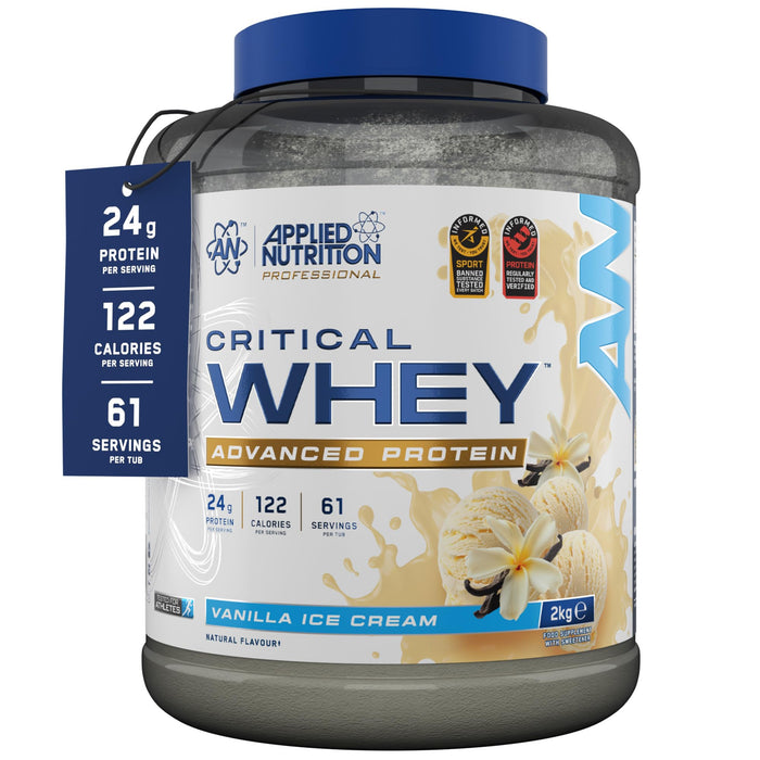 Applied Nutrition Critical Whey — Vanilla Ice Cream, 2kg