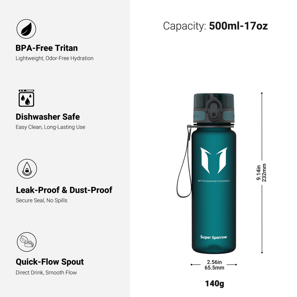 Super Sparrow Tritan Sports Bottle 500ml