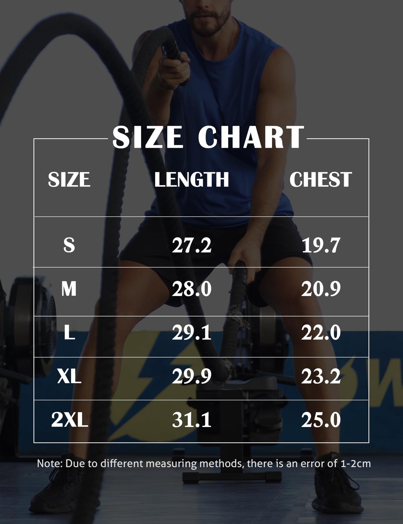 HUAKANG Men's Sleeveless Training Vest
