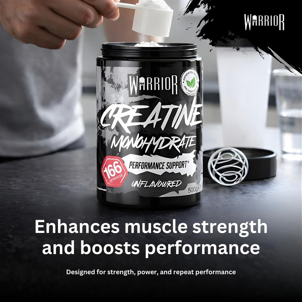 Warrior Creatine Monohydrate — Unflavoured, 500g