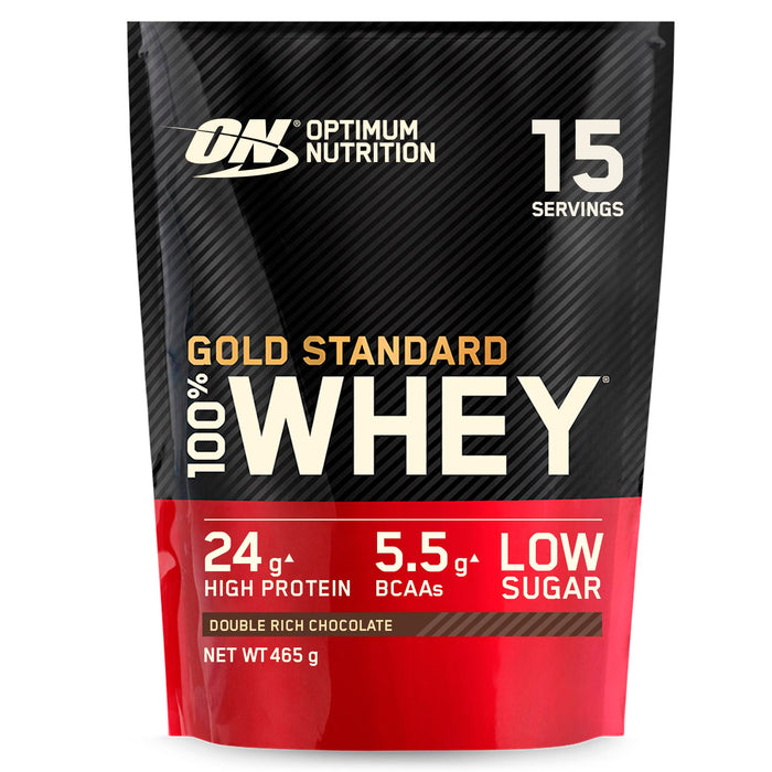 Optimum Nutrition Gold Standard Whey — Double Rich Chocolate, 465g