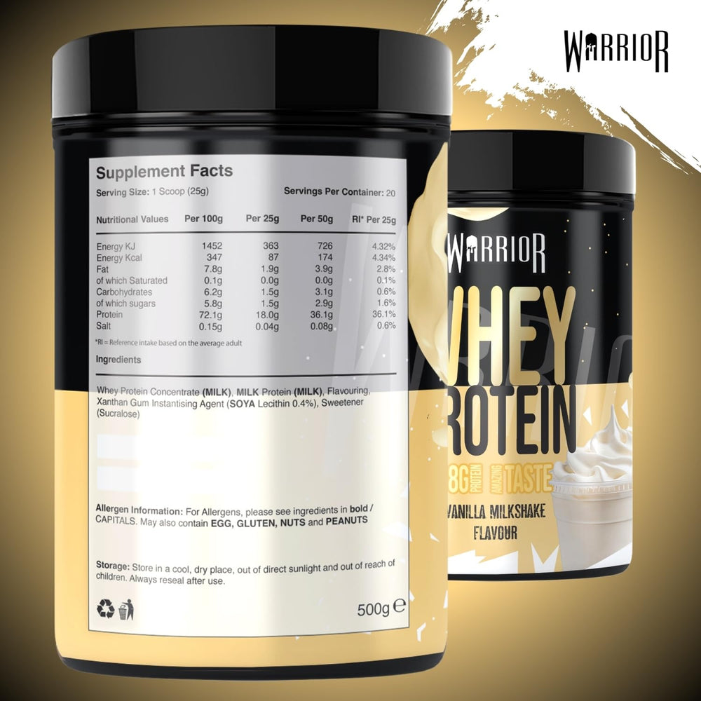 Warrior Whey — Vanilla Milkshake, 500g