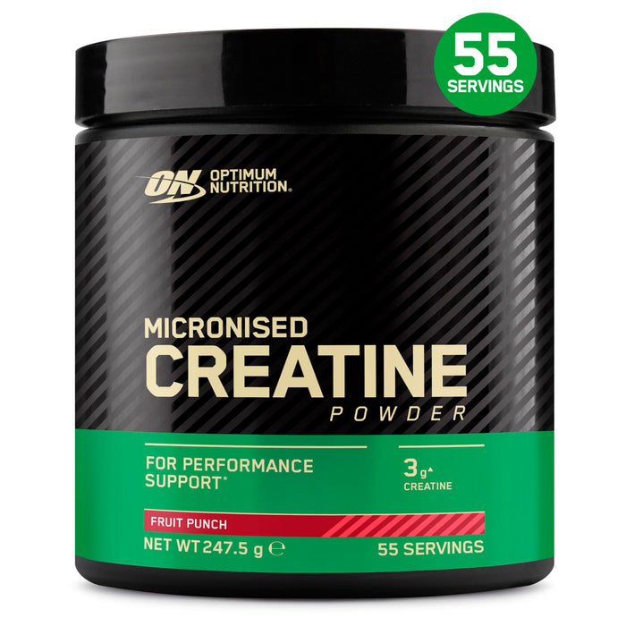 Optimum Nutrition Micronised Creatine — Fruit Punch, 247.5g