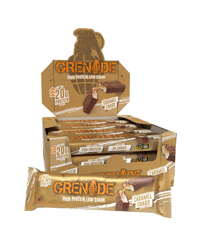 Grenade Carb Killa Protein Bars — Caramel Chaos, 12 × 60g