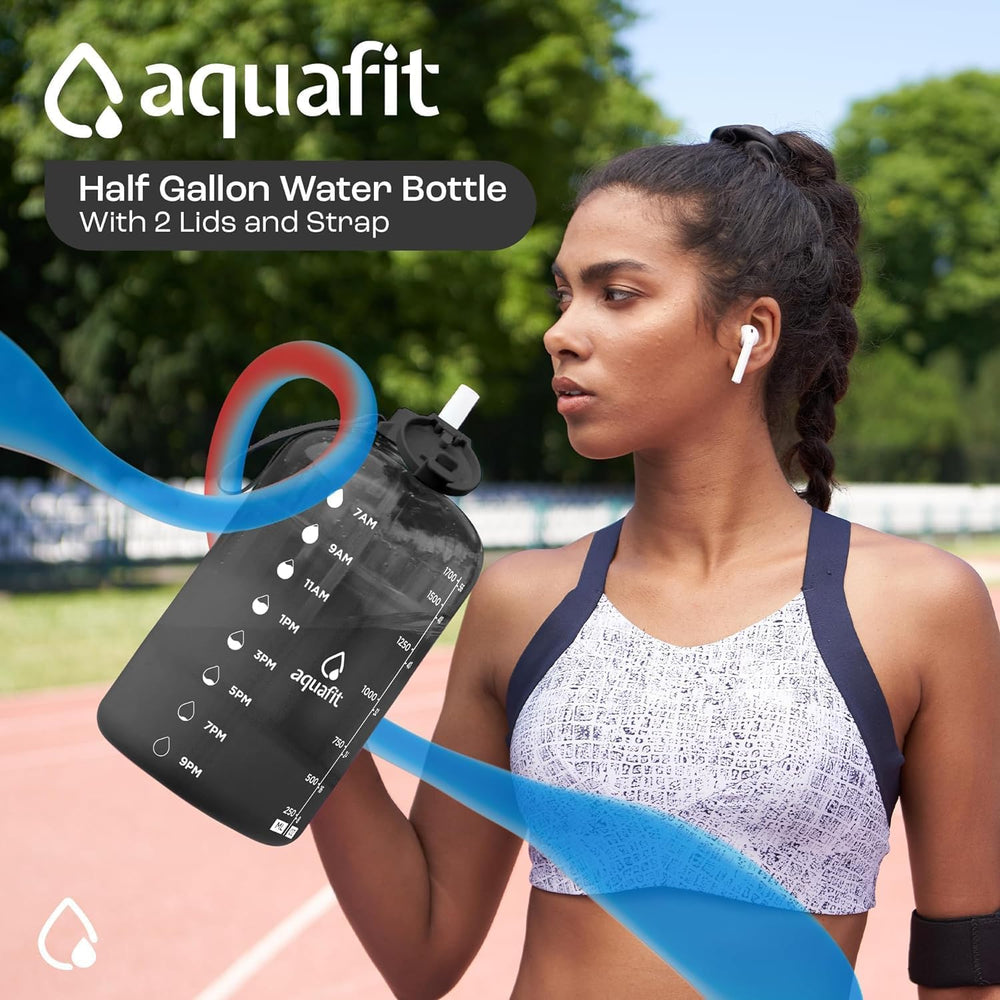 AQUAFIT Large 2L Gym Water Bottle