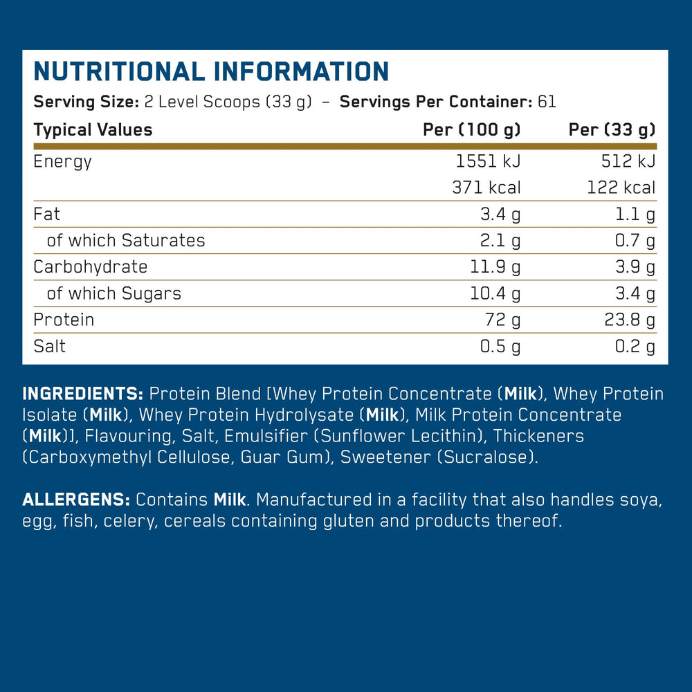 Applied Nutrition Critical Whey — Vanilla Ice Cream, 2kg