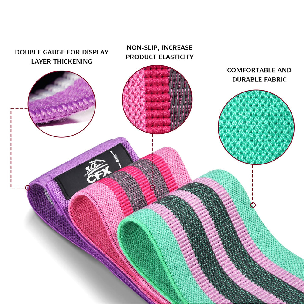 CFX Fabric Hip Resistance Bands