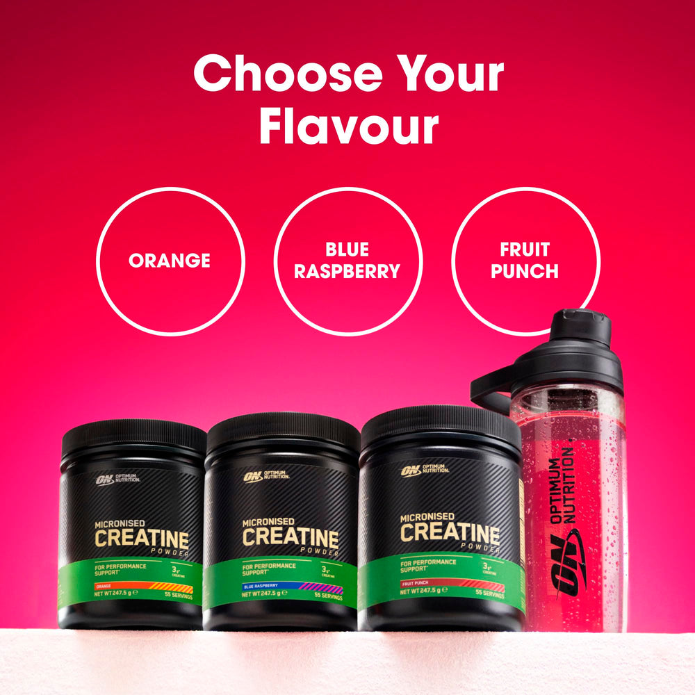 Optimum Nutrition Micronised Creatine — Fruit Punch, 247.5g