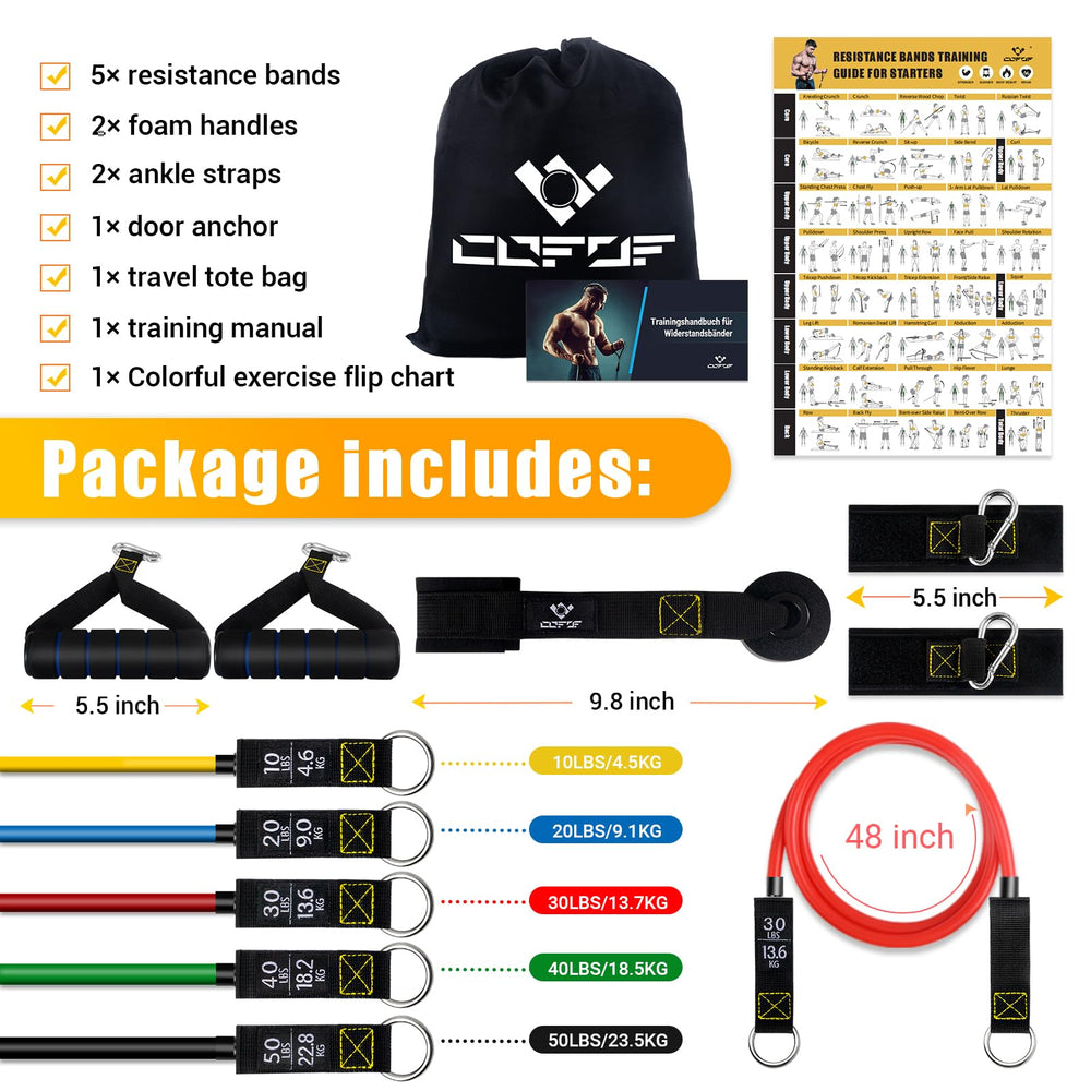 COFOF Resistance Bands with Handles