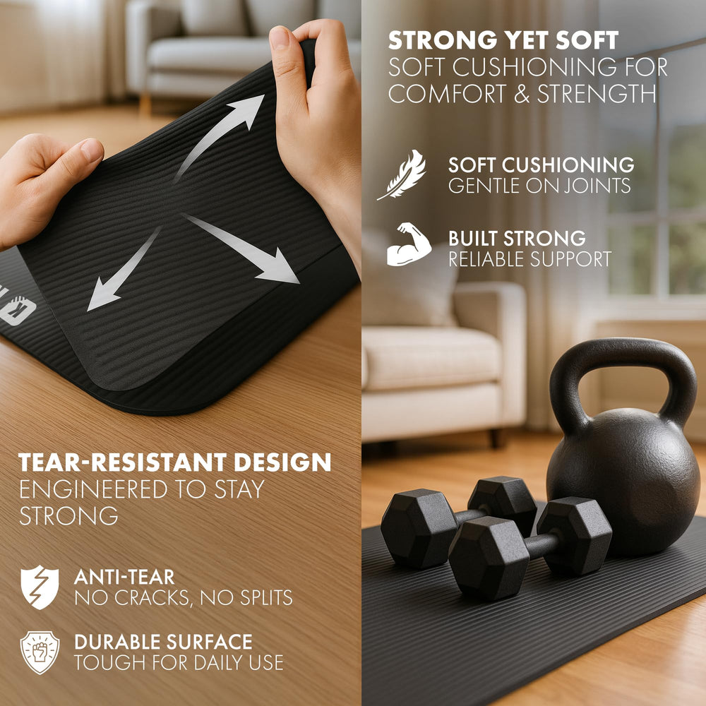 KAYMAN Premium Non-Slip Exercise Mat