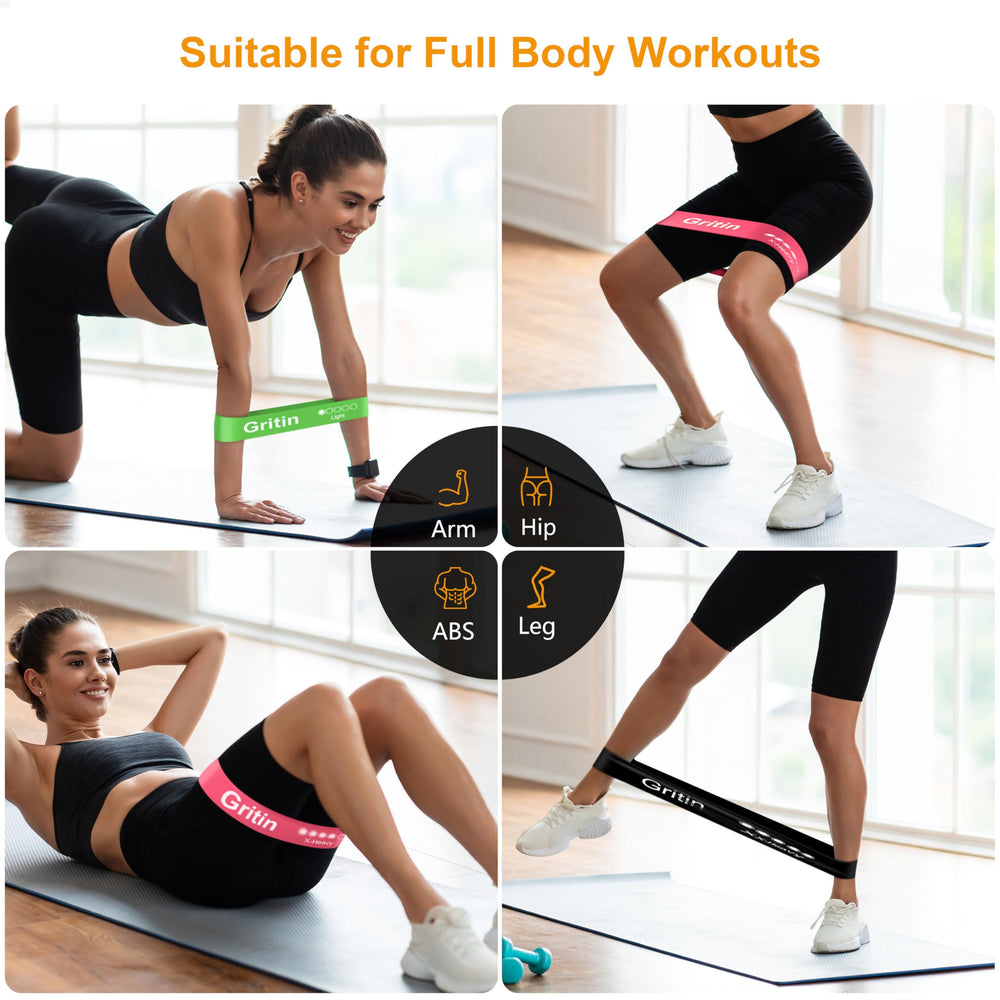 Gritin Resistance Bands — 5 Level Set