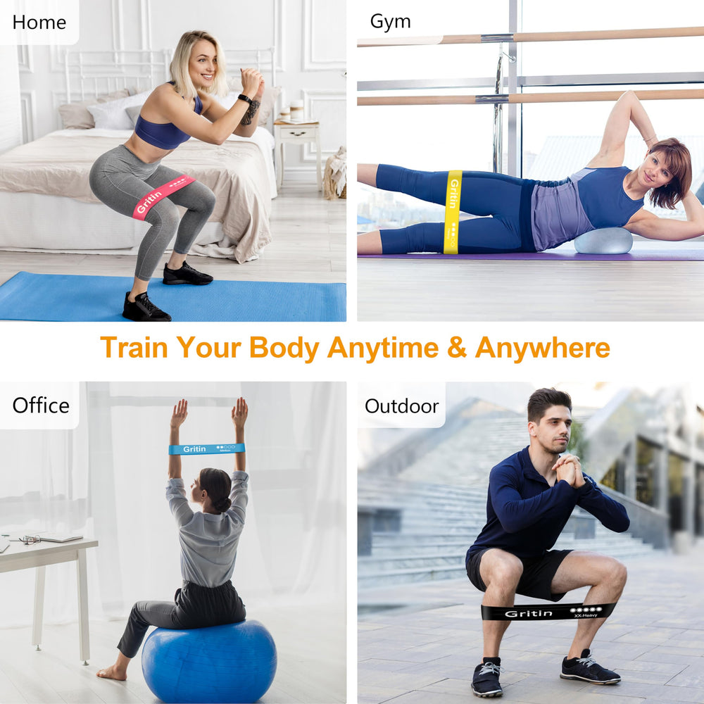 Gritin Resistance Bands — 5 Level Set