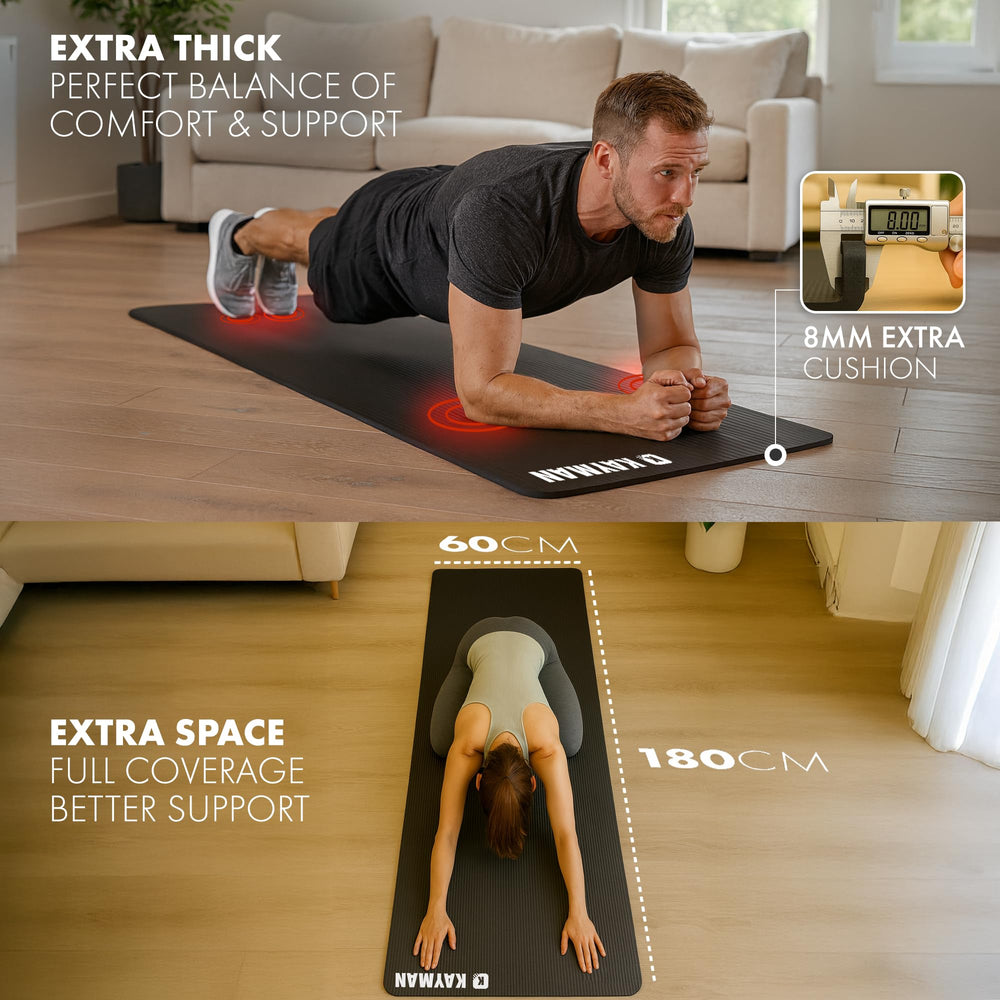 KAYMAN Premium Non-Slip Exercise Mat