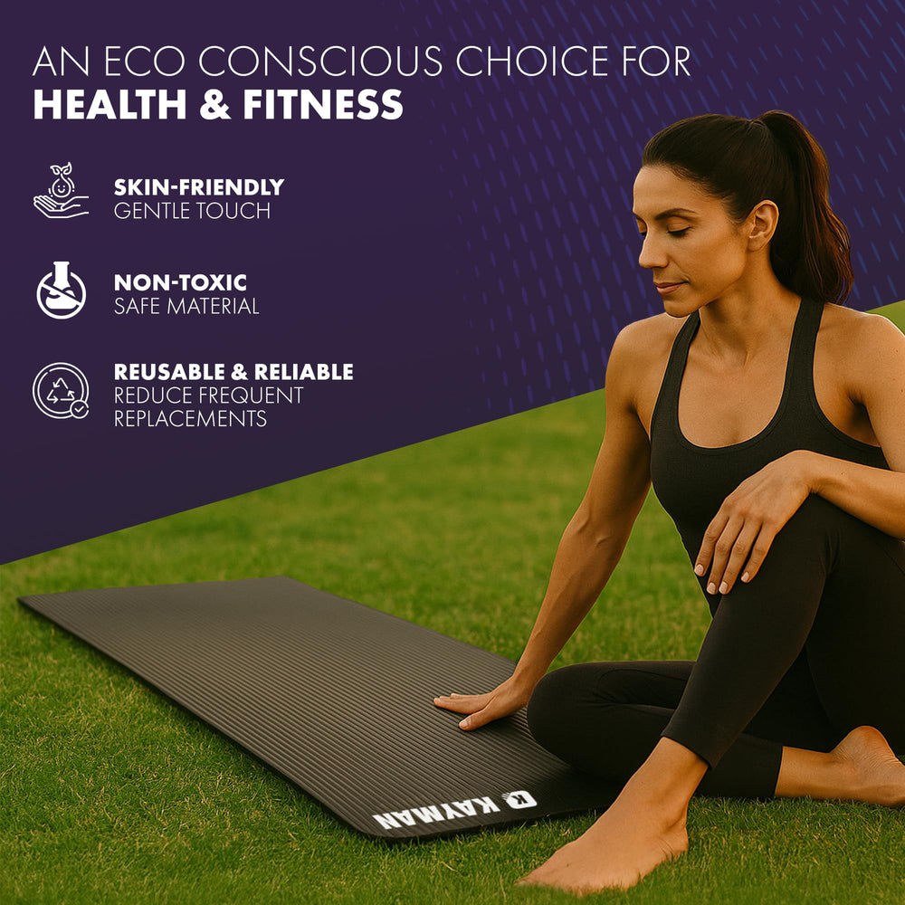 KAYMAN Premium Non-Slip Exercise Mat