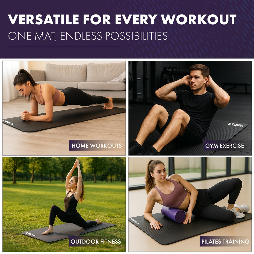 KAYMAN Premium Non-Slip Exercise Mat