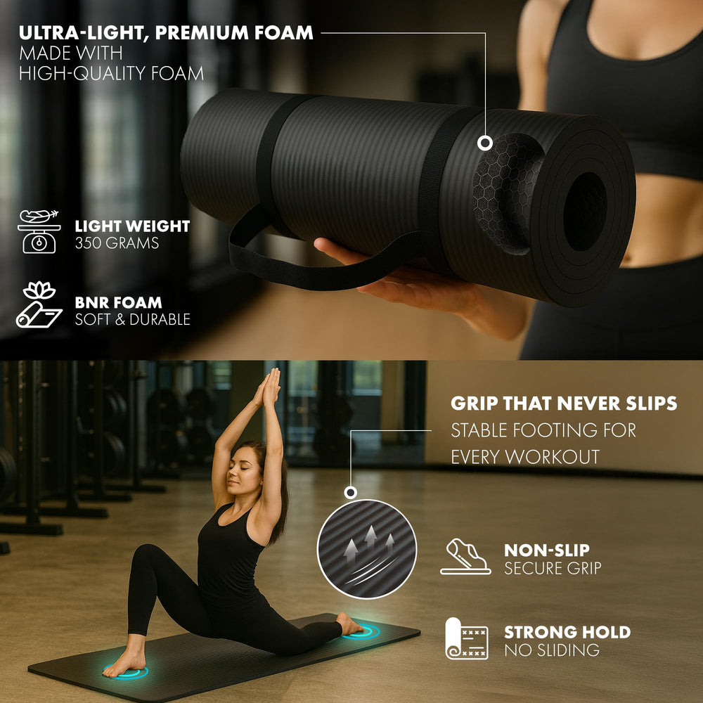 KAYMAN Premium Non-Slip Exercise Mat