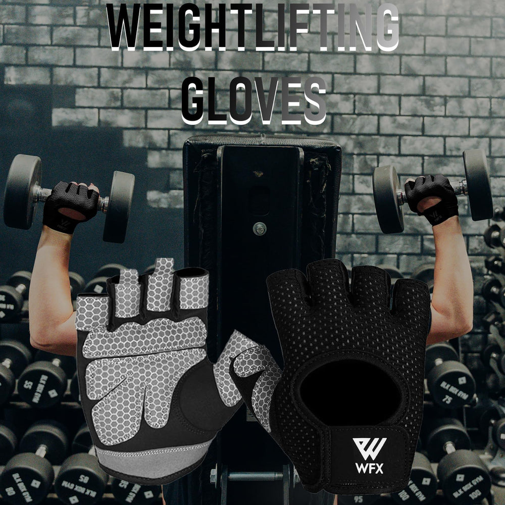 WESTWOOD FOX Training Gloves — Black, Medium (without wrist wrap)