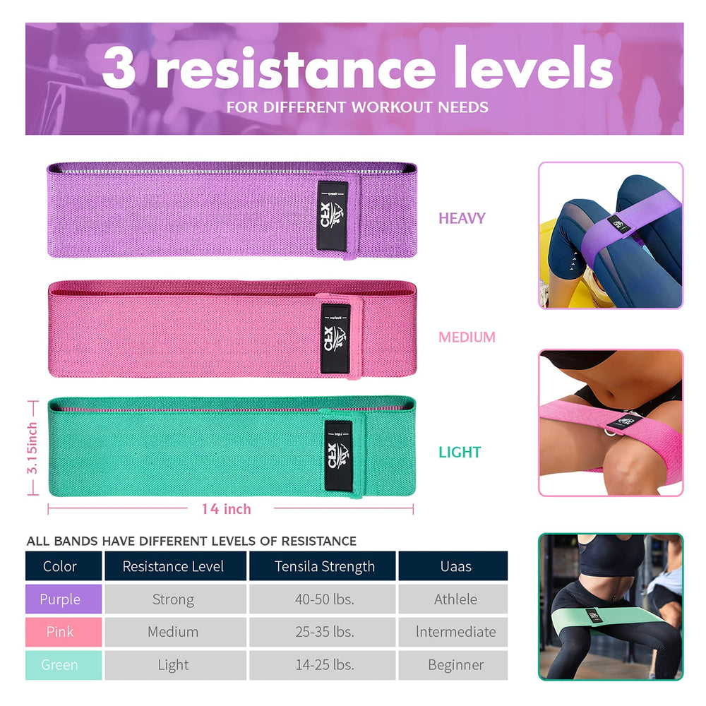 CFX Fabric Hip Resistance Bands